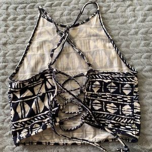 Forever 21 AZTEC CROP TOP